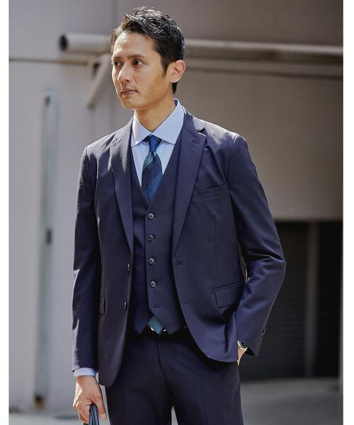 green label relaxing(グリーンレーベルリラクシング)の「<green label relaxing>Cヘリンボーン スリム セミワイド ドレスシャツ -イージーアイロン-(ビジネスシャツ・メンズ・ホワイト/ライトグレー/ライトブルー・39cm/42cm/43cm/40cm/38cm/41cm/37cm)」の5枚目の写真
