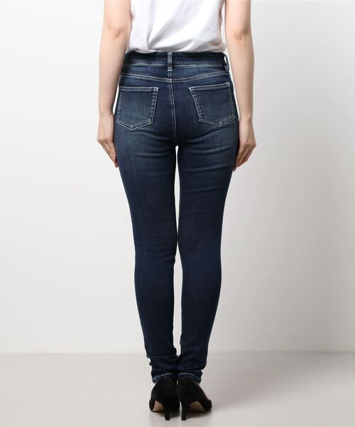 ENVYM（アンビー）の「ＪＵＳＴ ＷＡＩＳＴ ＳＫＩＮＮＹ ＰＴ（デニムパンツ・レディース・ブルー・S/XS/M）」の6枚目の写真