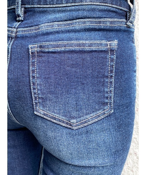 ENVYM（アンビー）の「ＪＵＳＴ ＷＡＩＳＴ ＳＫＩＮＮＹ ＰＴ（デニムパンツ・レディース・ブルー・S/XS/M）」の2枚目の写真