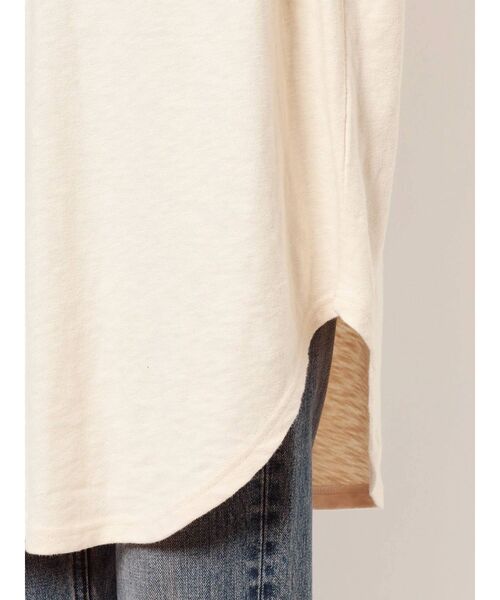 Ungrid(アングリッド)の「ラグランビッグロングスリーブTee(Tシャツ/カットソー・レディース・ネイビー/オフホワイト/グリーン・FREE)」の13枚目の写真