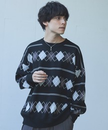 Alpinus | Alpinus - アーガイルニットプルオーバー(ニット/セーター)