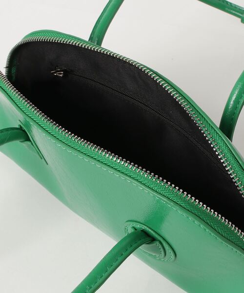 WC(ダブル シー)の「ラウンドデザインバッグ(ボストンバッグ・レディース・ブラック/ピンク/グリーン・FREE)」の6枚目の写真