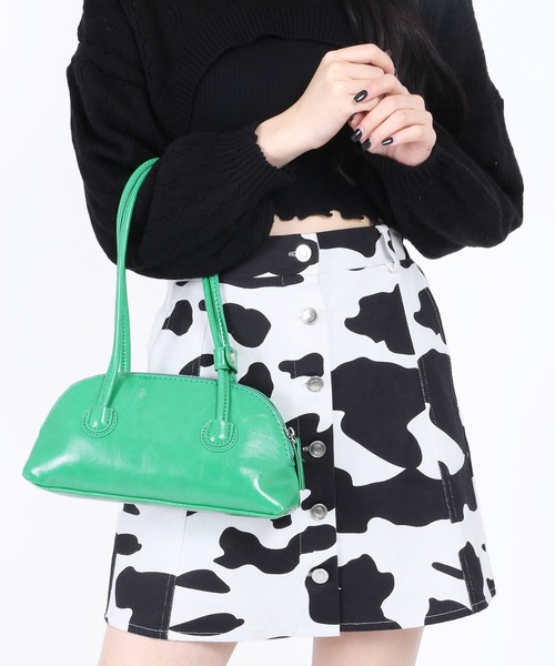 WC(ダブル シー)の「ラウンドデザインバッグ(ボストンバッグ・レディース・ブラック/ピンク/グリーン・FREE)」の8枚目の写真