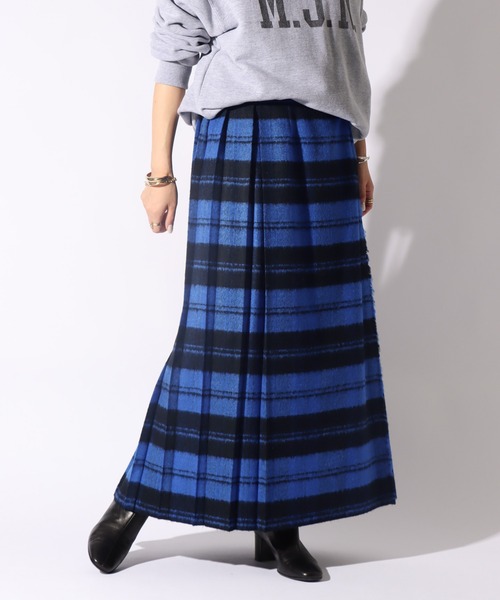 O'NEIL of DUBLIN（オニールオブダブリン）の「《別注》【O’NEIL OF DUBLIN/ オニールオブダブリン】キルトスカート◆（スカート・レディース・ブルー/グリーン/ホワイト・X-SMALL/SMALL）」の3枚目の写真