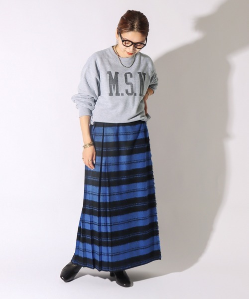 O'NEIL of DUBLIN（オニールオブダブリン）の「《別注》【O’NEIL OF DUBLIN/ オニールオブダブリン】キルトスカート◆（スカート・レディース・ブルー/グリーン/ホワイト・X-SMALL/SMALL）」の9枚目の写真