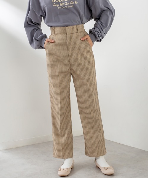 OLIVE des OLIVE（オリーブデオリーブ）の「今のキブン的にスラックスパンツ（スラックス・レディース・ブラック/ベージュ/ブラウン/ミント/テラコッタ・SMALL/MEDIUM）」の5枚目の写真