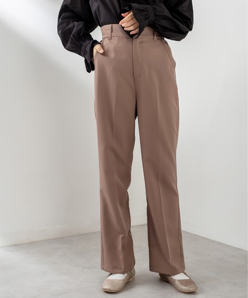 OLIVE des OLIVE（オリーブデオリーブ）の「今のキブン的にスラックスパンツ（スラックス・レディース・ブラック/ベージュ/ブラウン/ミント/テラコッタ・SMALL/MEDIUM）」の3枚目の写真