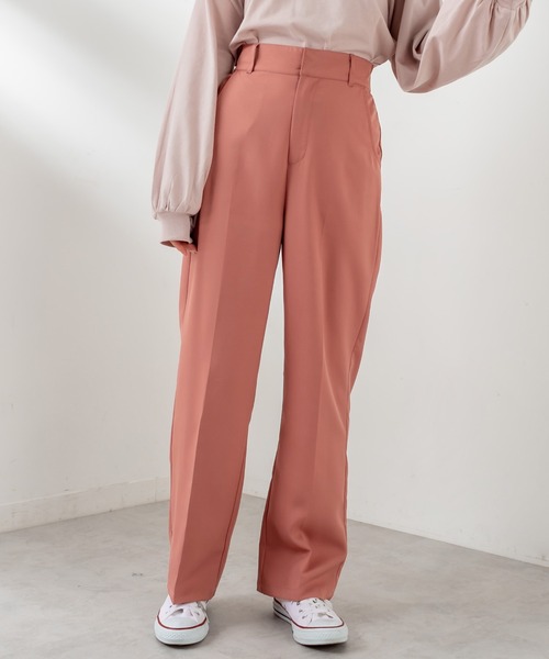 OLIVE des OLIVE（オリーブデオリーブ）の「今のキブン的にスラックスパンツ（スラックス・レディース・ブラック/ベージュ/ブラウン/ミント/テラコッタ・SMALL/MEDIUM）」の4枚目の写真