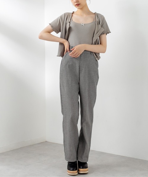 OLIVE des OLIVE（オリーブデオリーブ）の「今のキブン的にスラックスパンツ（スラックス・レディース・ブラック/ベージュ/ブラウン/ミント/テラコッタ・SMALL/MEDIUM）」の15枚目の写真