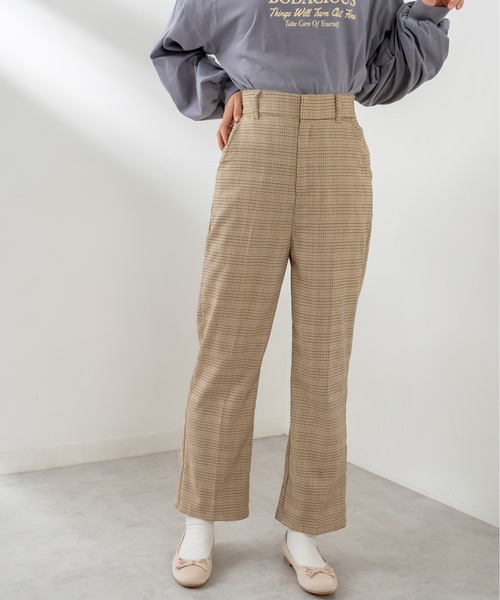 OLIVE des OLIVE（オリーブデオリーブ）の「今のキブン的にスラックスパンツ（スラックス・レディース・ブラック/ベージュ/ブラウン/ミント/テラコッタ・SMALL/MEDIUM）」の6枚目の写真