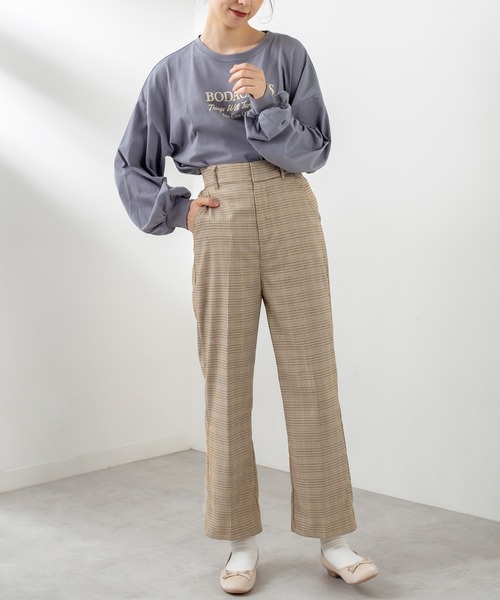 OLIVE des OLIVE（オリーブデオリーブ）の「今のキブン的にスラックスパンツ（スラックス・レディース・ブラック/ベージュ/ブラウン/ミント/テラコッタ・SMALL/MEDIUM）」の9枚目の写真