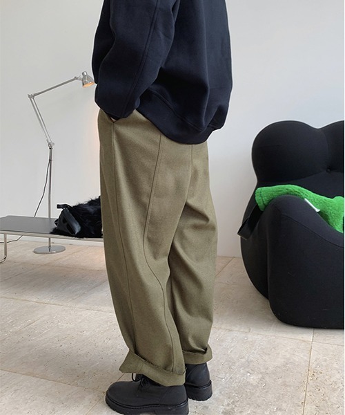 chuclla(チュクラ)の「【chuclla】【2021AW】 Wide volume casual pants chw21a062(その他パンツ・レディース・モスグリーン/モカ・FREE)」の21枚目の写真