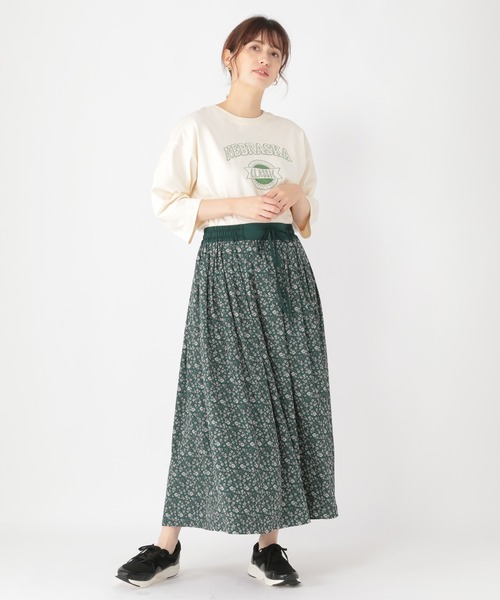 studio CLIP（スタディオクリップ）の「《みんつく企画》2WAYリバーシブルスカート（スカート・レディース・グリーン/ブラック/ブラウン・FREE）」の4枚目の写真