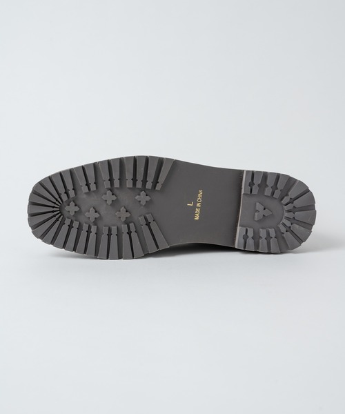 Rewde（ルゥデ）の「タンクソールサイドゴアブーティ（1R18-BT01）（ブーツ・レディース・ブラック/ブラウン・LL/S/M/L）」の4枚目の写真