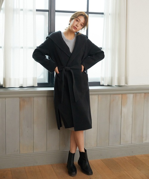 Rewde（ルゥデ）の「タンクソールサイドゴアブーティ（1R18-BT01）（ブーツ・レディース・ブラック/ブラウン・LL/S/M/L）」の21枚目の写真