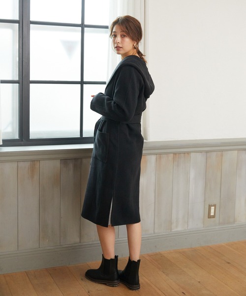 Rewde（ルゥデ）の「タンクソールサイドゴアブーティ（1R18-BT01）（ブーツ・レディース・ブラック/ブラウン・LL/S/M/L）」の22枚目の写真