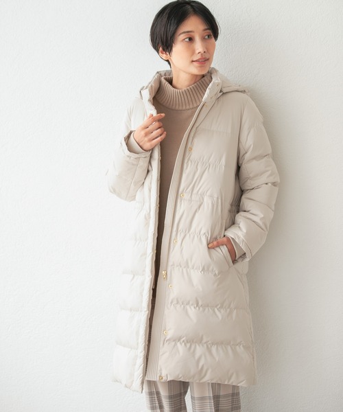 LEPSIM（レプシィム）の「5ゲージリブハイネックケアニット　950789（ニット/セーター・レディース・ブラック/グレー/レッド/ベージュ・FREE）」の19枚目の写真