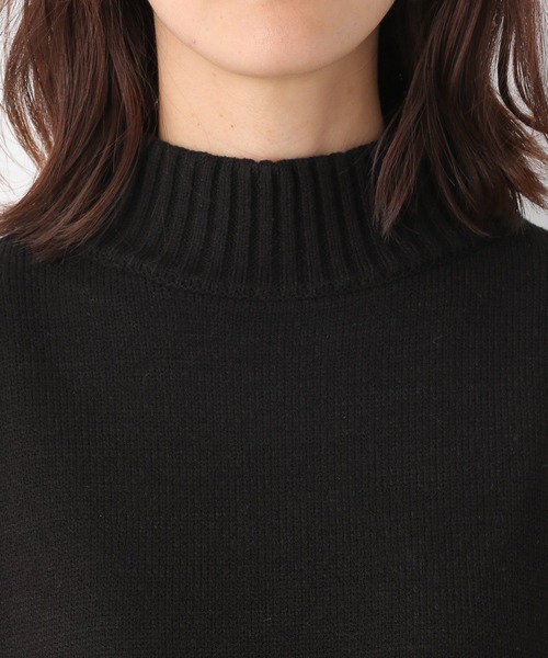 LEPSIM（レプシィム）の「5ゲージリブハイネックケアニット　950789（ニット/セーター・レディース・ブラック/グレー/レッド/ベージュ・FREE）」の16枚目の写真