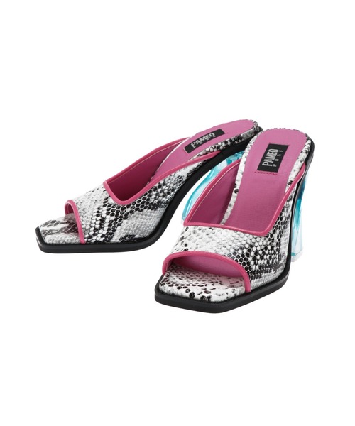 PAMEO POSE（パメオポーズ）の「Seawater Heel Mule Mix（サンダル・レディース・マルチ・38/39/37）」の4枚目の写真
