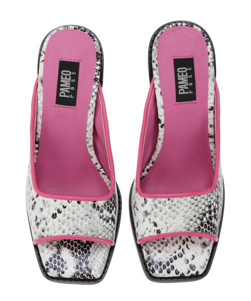 PAMEO POSE（パメオポーズ）の「Seawater Heel Mule Mix（サンダル・レディース・マルチ・38/39/37）」の2枚目の写真