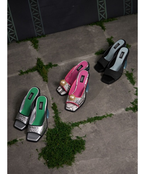 PAMEO POSE（パメオポーズ）の「Seawater Heel Mule Mix（サンダル・レディース・マルチ・38/39/37）」の12枚目の写真