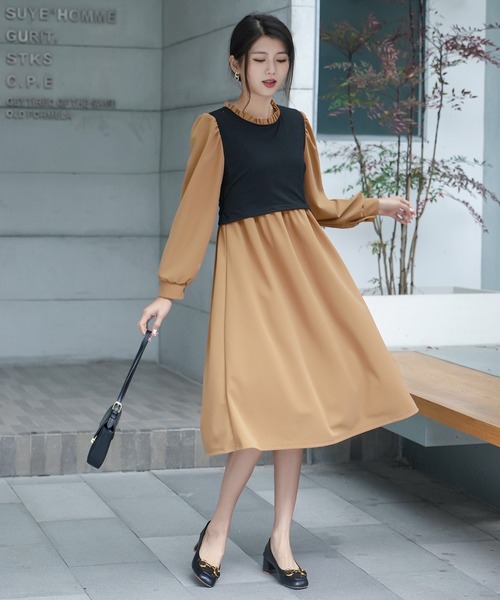 FREE STYLISTS（フリー スタイリスト）の「バイカラー セットアップ風