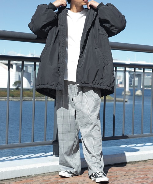 PairPair（ペアペア）の「中綿フェイクダウンジャケット(ユニセックス)（ダウンジャケット/コート・レディース・ブラック・MEDIUM/LARGE）」の7枚目の写真