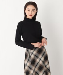 OPAQUE.CLIP | レーヨンストレッチ モックネックニット【WEB限定サイズ】(ニット/セーター)