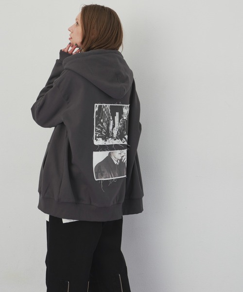 AIVER パッチワークパーカー LARGE AIVER（アイバー）の「AIVER Sパッチフルジップパーカー