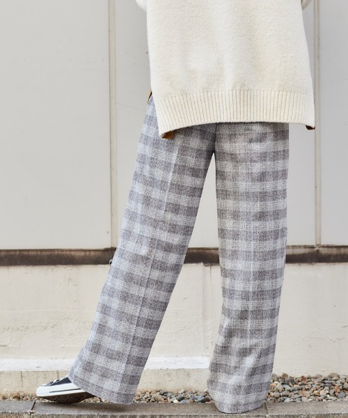 cepo（セポ）の「ツイードライクチェックトラウザー（その他パンツ・レディース・グレー/ブラウン/ブラック・S/M）」の17枚目の写真