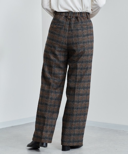 cepo（セポ）の「ツイードライクチェックトラウザー（その他パンツ・レディース・グレー/ブラウン/ブラック・S/M）」の7枚目の写真