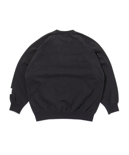 APPLEBUM（アップルバム）の「Needle Punch Ultra Heavy Weight Crew（スウェット・メンズ・ブラック・MEDIUM/LARGE/X-LARGE）」の2枚目の写真