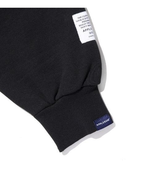 APPLEBUM（アップルバム）の「Needle Punch Ultra Heavy Weight Crew（スウェット・メンズ・ブラック・MEDIUM/LARGE/X-LARGE）」の7枚目の写真