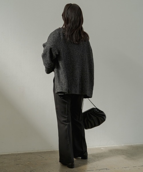 LOUNGEDRESS（ラウンジドレス）の「TRセンタープレスフレアPT（その他パンツ・レディース・ブラック/グレー/ボルドー・FREE）」の8枚目の写真