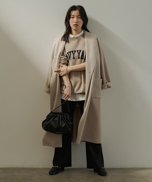 LOUNGEDRESS（ラウンジドレス）の「TRセンタープレスフレアPT（その他パンツ・レディース・ブラック/グレー/ボルドー・FREE）」の14枚目の写真