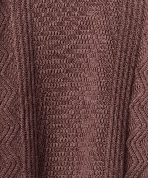 green label relaxing（グリーンレーベルリラクシング）の「タスマニアウール アラン クルーネック ニット（ニット/セーター・メンズ・ベージュ/モカ/ダークグリーン/ブラック/ライトグレー・L/S/M/XL）」の15枚目の写真