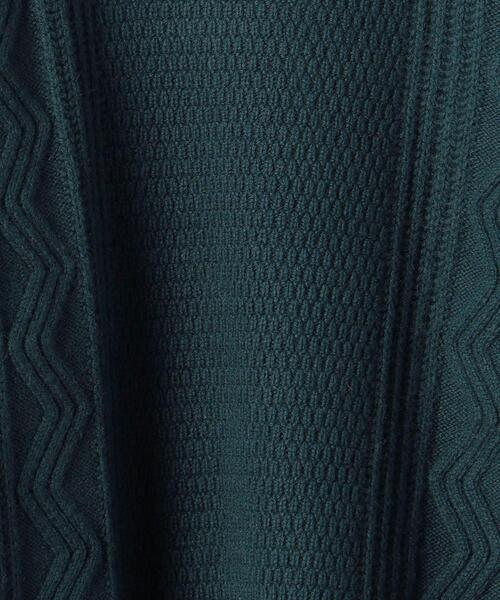 green label relaxing（グリーンレーベルリラクシング）の「タスマニアウール アラン クルーネック ニット（ニット/セーター・メンズ・ベージュ/モカ/ダークグリーン/ブラック/ライトグレー・L/S/M/XL）」の7枚目の写真