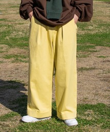 Perushu（ペルーシュ）の「ワンロールワイドチノパンツ（チノパンツ・メンズ）」