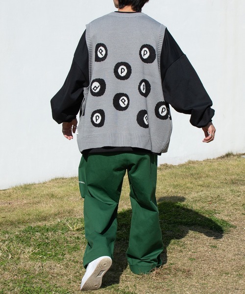 Perushu（ペルーシュ）の「ワンロールワイドチノパンツ（チノパンツ・メンズ・イエロー/グリーン/アイボリー・SMALL/MEDIUM/LARGE）」の13枚目の写真