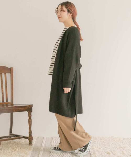 ITEMS URBANRESEARCH(アイテムズ アーバンリサーチ)の「センターシームパンツ(その他パンツ・レディース・レッド/ネイビー/ベージュ・FREE)」の7枚目の写真