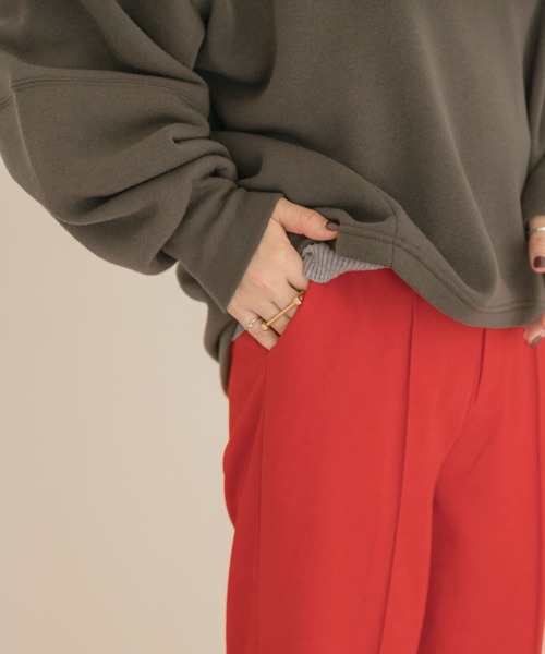 ITEMS URBANRESEARCH(アイテムズ アーバンリサーチ)の「センターシームパンツ(その他パンツ・レディース・レッド/ネイビー/ベージュ・FREE)」の21枚目の写真