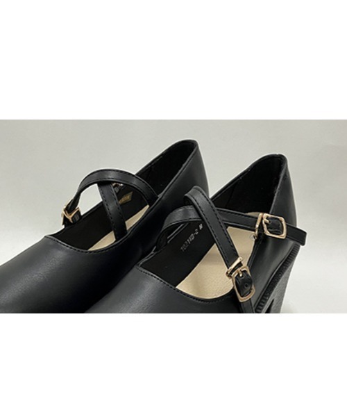 Shoes in Closet(シューズインクローゼット)の「厚底 スタイルアップソール 2WAYデザイン メリージェーン 1821(ドレスシューズ・レディース・ブラック/ブラック系その他/アイボリー・S/M/L/LL/XS/3L)」の22枚目の写真