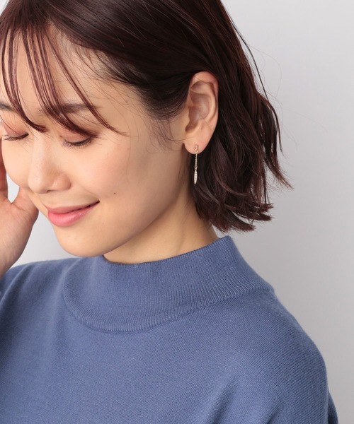 GLOBAL WORK（グローバルワーク）の「【MADE IN JAPAN】ノンホールイヤリング/258146（イヤリング・レディース・ホワイト/ホワイト系その他2/ホワイト系その他3・FREE）」の2枚目の写真