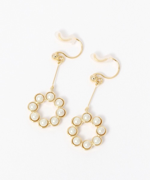 GLOBAL WORK（グローバルワーク）の「【MADE IN JAPAN】ノンホールイヤリング/258146（イヤリング・レディース・ホワイト/ホワイト系その他2/ホワイト系その他3・FREE）」の5枚目の写真