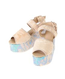 merry jenny | WATERYスパンコール厚底サンダル(サンダル)