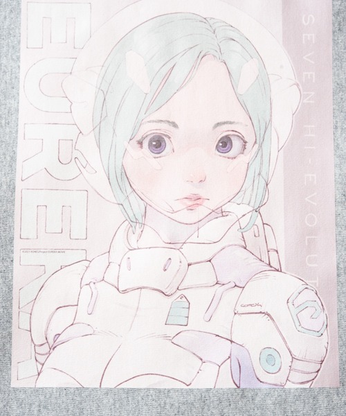 SEVESKIG（セヴシグ）の「SEVESKIG/セヴシグ/【古塔つみ×エウレカ コラボレーション】COTOH EUREKA Collaboration ParkaEUREKA Ver-（パーカー・メンズ・ホワイト/ブラック/グレー・SMALL/MEDIUM/LARGE/X-LARGE）」の12枚目の写真