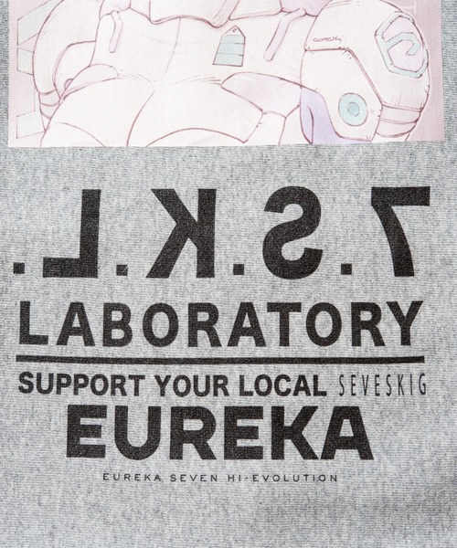 SEVESKIG（セヴシグ）の「SEVESKIG/セヴシグ/【古塔つみ×エウレカ コラボレーション】COTOH EUREKA Collaboration ParkaEUREKA Ver-（パーカー・メンズ・ホワイト/ブラック/グレー・SMALL/MEDIUM/LARGE/X-LARGE）」の18枚目の写真
