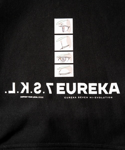 SEVESKIG（セヴシグ）の「SEVESKIG/セヴシグ/【古塔つみ×エウレカ コラボレーション】COTOH EUREKA Collaboration ParkaEUREKA Ver-（パーカー・メンズ・ホワイト/ブラック/グレー・SMALL/MEDIUM/LARGE/X-LARGE）」の5枚目の写真