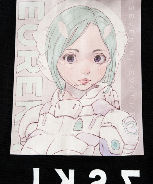 SEVESKIG（セヴシグ）の「SEVESKIG/セヴシグ/【古塔つみ×エウレカ コラボレーション】COTOH EUREKA Collaboration ParkaEUREKA Ver-（パーカー・メンズ・ホワイト/ブラック/グレー・SMALL/MEDIUM/LARGE/X-LARGE）」の10枚目の写真