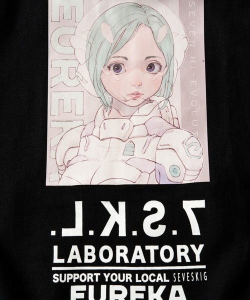 SEVESKIG（セヴシグ）の「SEVESKIG/セヴシグ/【古塔つみ×エウレカ コラボレーション】COTOH EUREKA Collaboration ParkaEUREKA Ver-（パーカー・メンズ・ホワイト/ブラック/グレー・SMALL/MEDIUM/LARGE/X-LARGE）」の13枚目の写真